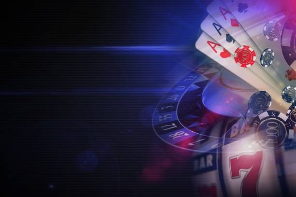 Baccarat table Evolution Gaming baccarat table showing Player and Banker positions